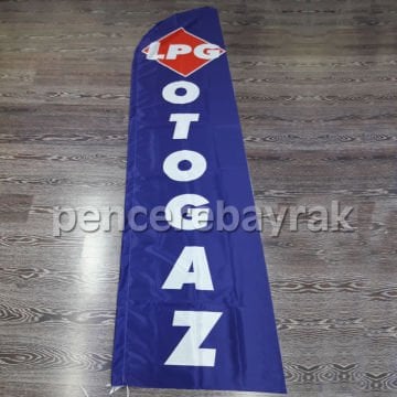 Oral Gaz LPG Özel Tasarım Yelken Bayrakları