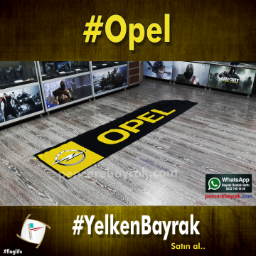 Yelken Bayrağı | Opel Logolu