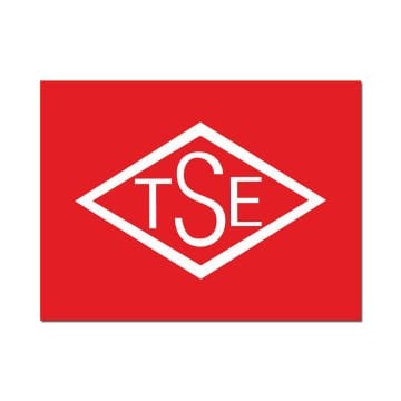 Kırmızı TSE Türk Standartları Enstitüsü Gönder Bayrağı - 70x105 cm
