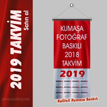 Kişiye Özel 2020 Takvimi - Özel Kumaş