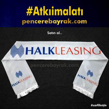 Kurumsal Baskılı Atkı - Halk Leasing