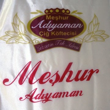 Adıyaman Çiğ Köfte Plaj Bayrağı Tasarımı - 75x300 cm