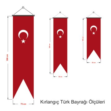 Kırlangıç Türk Bayrağı  | Alpaka Kumaş