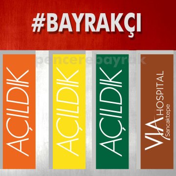 Açılış Bayrakları & L Tipi Beach Flag - İşletmeniz İçin | Pencere Bayrak