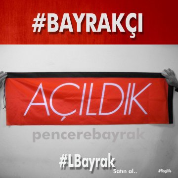 Açılış Bayrakları & L Tipi Beach Flag - İşletmeniz İçin | Pencere Bayrak