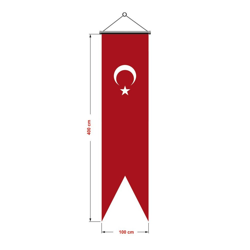 Kırlangıç Türk Bayrağı 100x400 cm