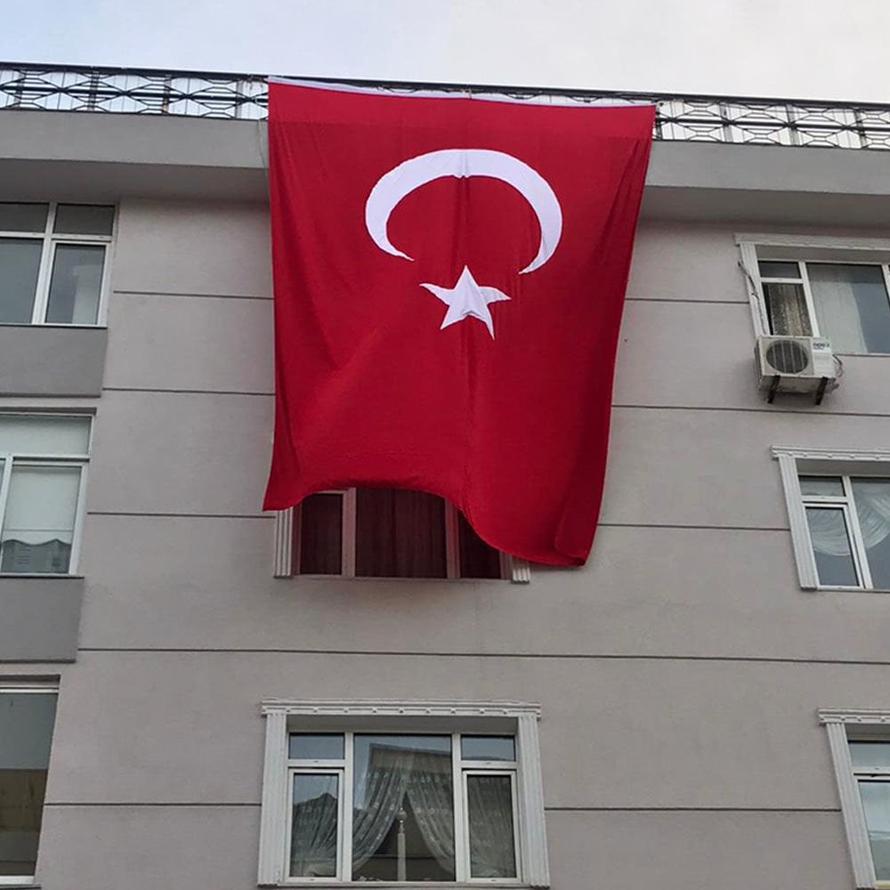 Türk bayrağı 300x450 cm Alpaka