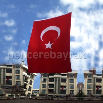 Türk bayrağı 1500x2250 cm Alpaka Kumaş