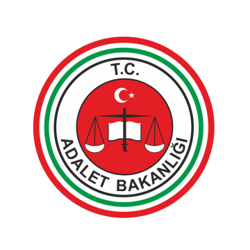 Adalet Bakanlığı ve Türk Bayrağı - Masa Üstü Bayrak Flama