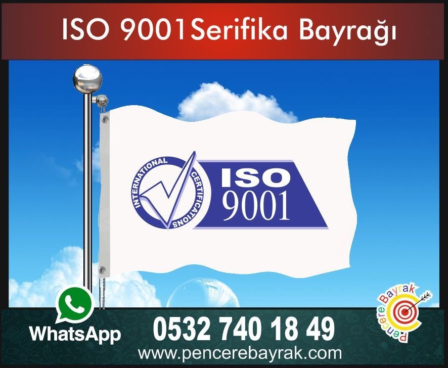 ISO 9001 Kalite Belgelendirme Gönder Bayrağı