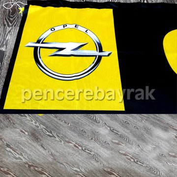 Opel İçin Özel Tasarım Yelken Bayrak - Profesyonel Tanıtım Çözümleri