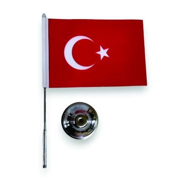 Masa Üstü Tek Direkli Türk Bayrağı V Tipi
