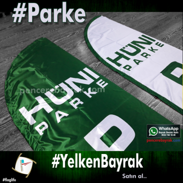 Parkecilere Özel Yelken Bayrakları (75x300 cm)