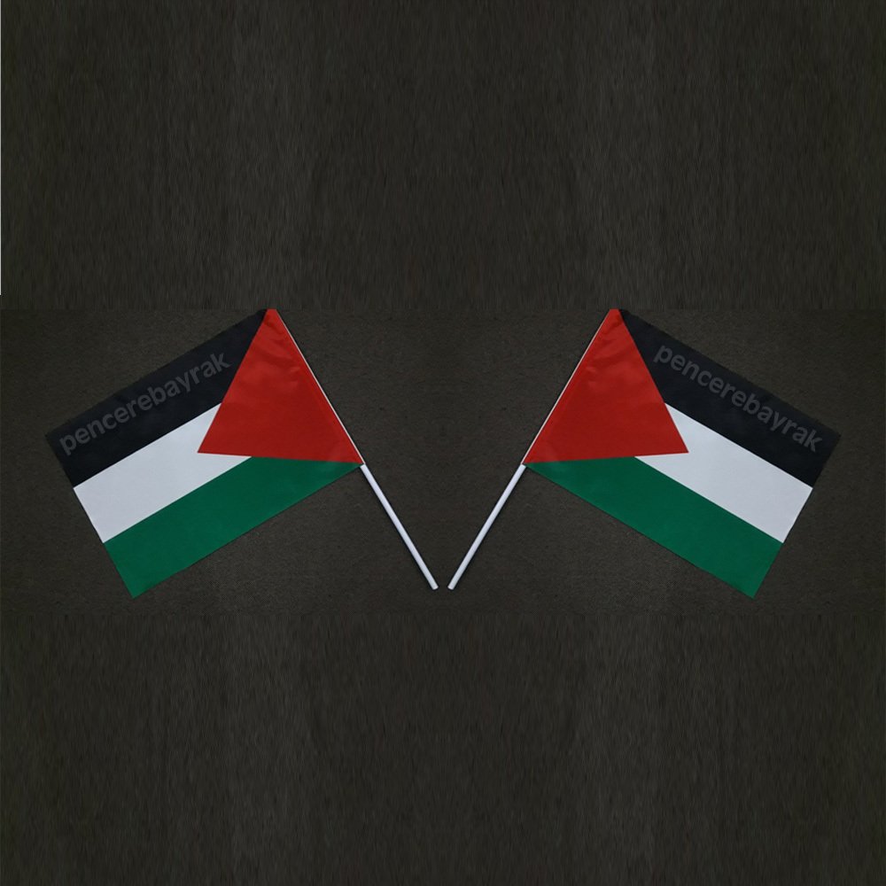 Sopalı Filistin Bayrağı | Raşel Kumaşa Baskılı