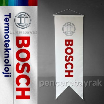 Bosch Logolu Kırlangıç Bayrakları