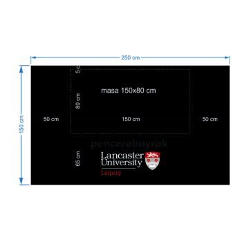 Lancaster University Leipzig Logo Baskılı Masa Örtüsü