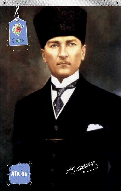 Atatürk Posteri Bayrağı Çeşitli Ebatlarda İmalat ATA 06