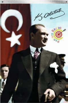 Atatürk Bayrak | Raşel Kumaş Baskılı | ATA 08