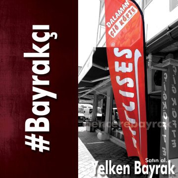 Tatlıses Çiğ Köfte ve Lahmacun Yelken Bayrakları - Hazır Tasarım