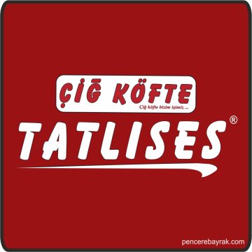 Tatlıses Çiğ Köfte ve Lahmacun Yelken Bayrakları - Hazır Tasarım
