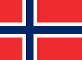 Norveç Bayrağı - Çift Katlı Saten Kumaş