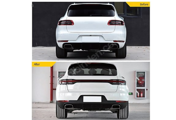 MACAN 2014-2018 IÇIN UYUMLU BAGAJ KAPAGI VE LED STOP 2018+ GÖRÜN