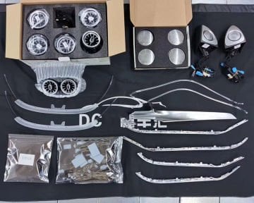 Mercedes-Benz C Class W205 GLC X253 64 Colors Air Vent LED Ambians Aydınlatma Set