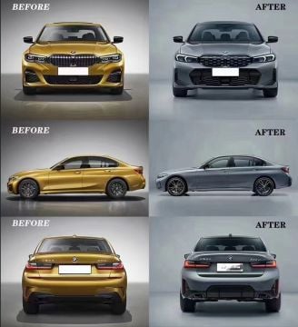 3 SERİSİ 2019+ G20 İÇİN 2022 + FACELIFT BODY KIT (ÖN-ARKA-YAN-PANJUR-EGZOZ-FAR)
