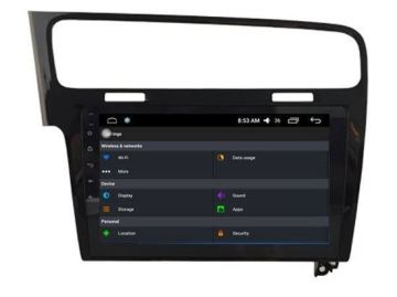 Volkswagen Golf 7 Android 8.0