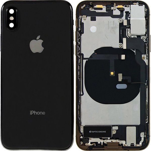 XS MAX Orta Kasa İphone XS Max Kasa Full Dolu Uzay Grisi Siyah