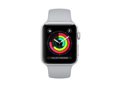 APPLE WATCH üçüncü nesil    42 mm  gümüş alüminyum kasa beyaz spor kordon   veya uzaygrisi  alüminyum kasa siyah spor kordon,   Retina ekran GPS — — Yüksek ve düşük kalp atış hızı bildirimleri Düzensiz kalp ritmi bildirimi² 50 metre suya dayanıklı tasarım