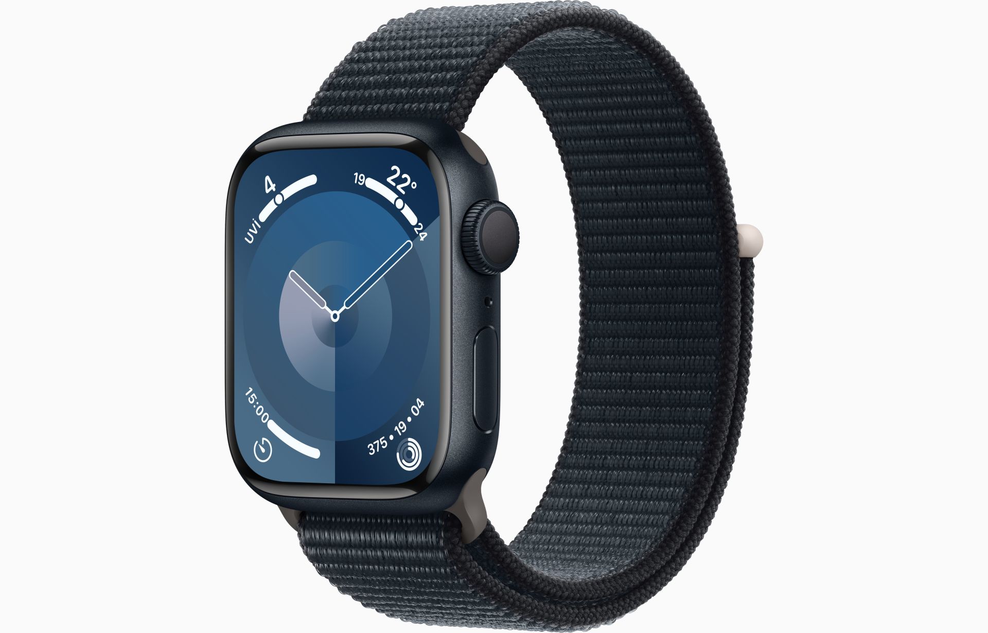 Apple Watch Series 9 GPS 45mm Gece Yarısı Alüminyum Kasa ve Gece Yarısı Spor Loop - MR9C3TU/A
