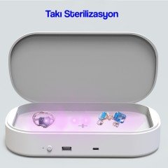 KABLOSUZ ŞARJ VE STERİLİZASYON KUTUSU DEZENFEKTAN CİHAZI MASKE STERİLİZASYONU