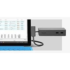 face Docking station  dock : For Surface 2.3.4. için Uyumlu ( 2x Usb 3.0 + 2x Usb 2.0 + Minidisplay Port + Ethernet + Ses jack + Security Mandal )  mocdel 1664 