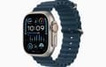 Apple Watch Ultra 2 GPS + Cellular, 49mm Titanyum Kasa ve Mavi Ocean Kordon - MREG3TU/A