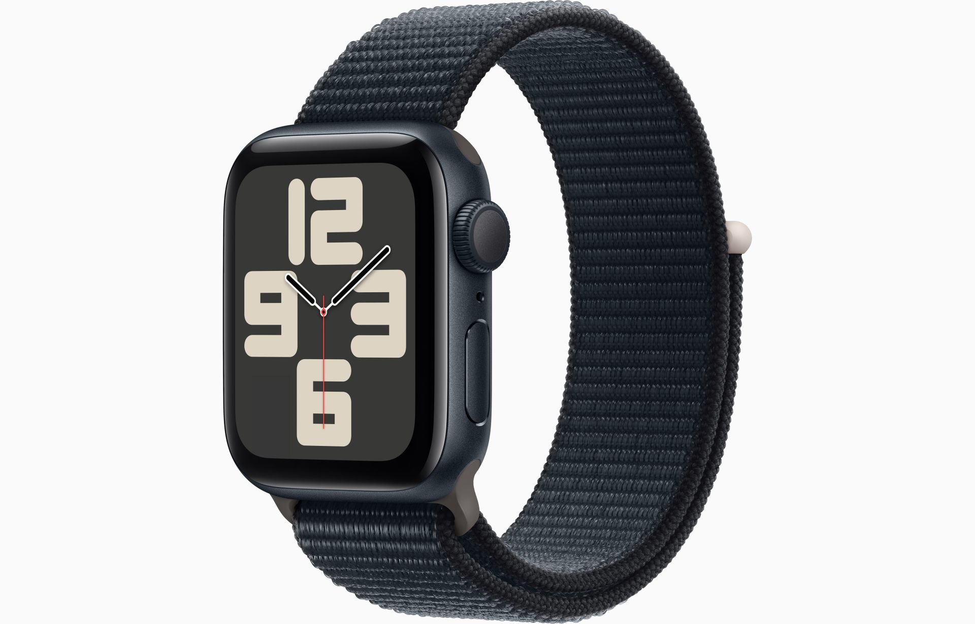 Apple Watch SE GPS 44mm Gece Yarısı Alüminyum Kasa ve Gece Yarısı Spor Loop - MREA3TU/A