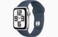 Apple Watch SE GPS 44mm Gümüş Rengi Alüminyum Kasa ve Fırtına Mavisi Spor Kordon - S/M - MREC3TU/A