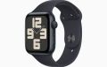 Apple Watch SE GPS 44mm Gece Yarısı Alüminyum Kasa ve Gece Yarısı Spor Kordon - S/M - MRE73TU/A