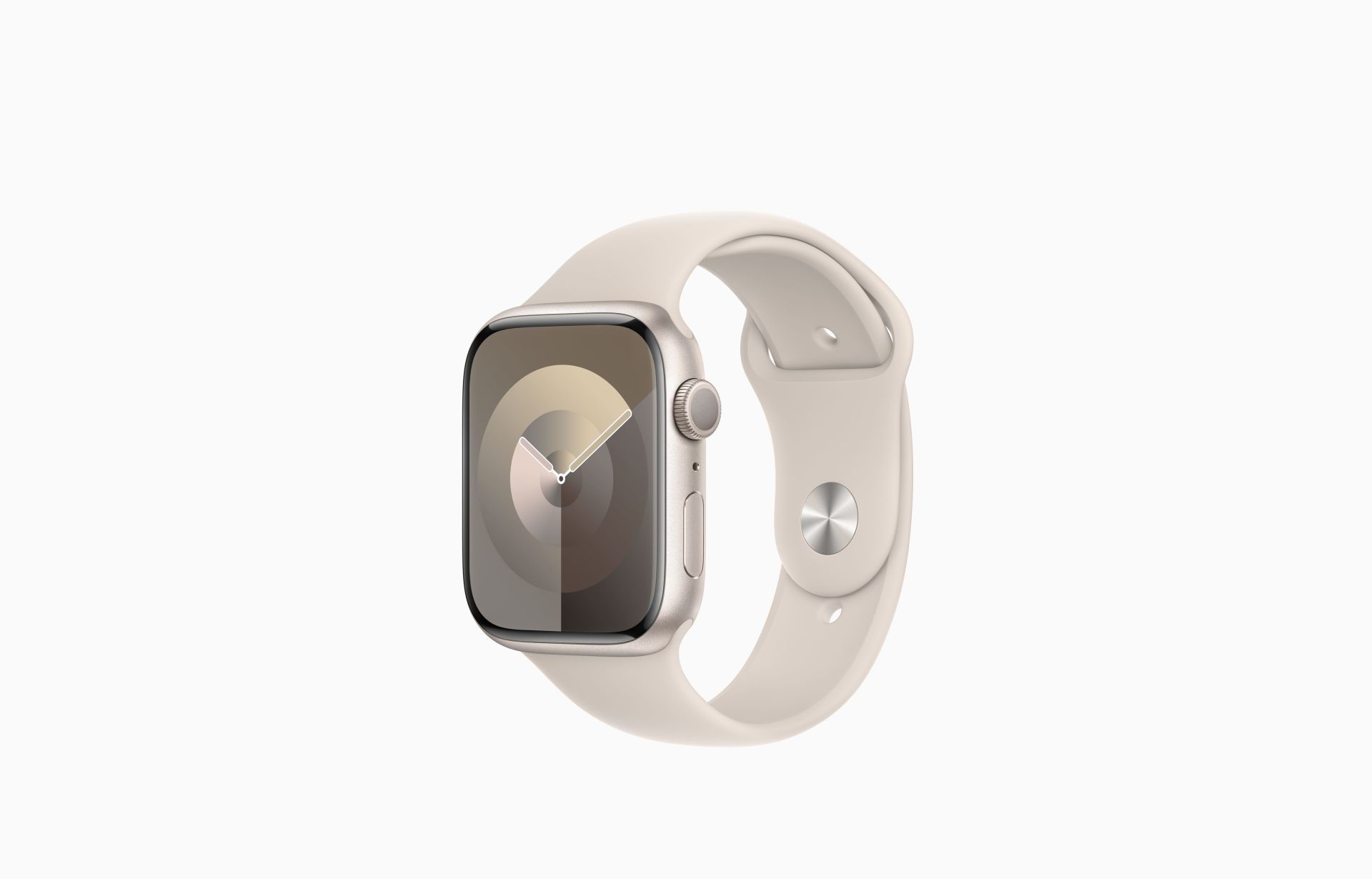MR8U3TU/A 	Apple Watch Series 9  GPS 4I mm Starlight M/L  (paket açık kullanılmamış)