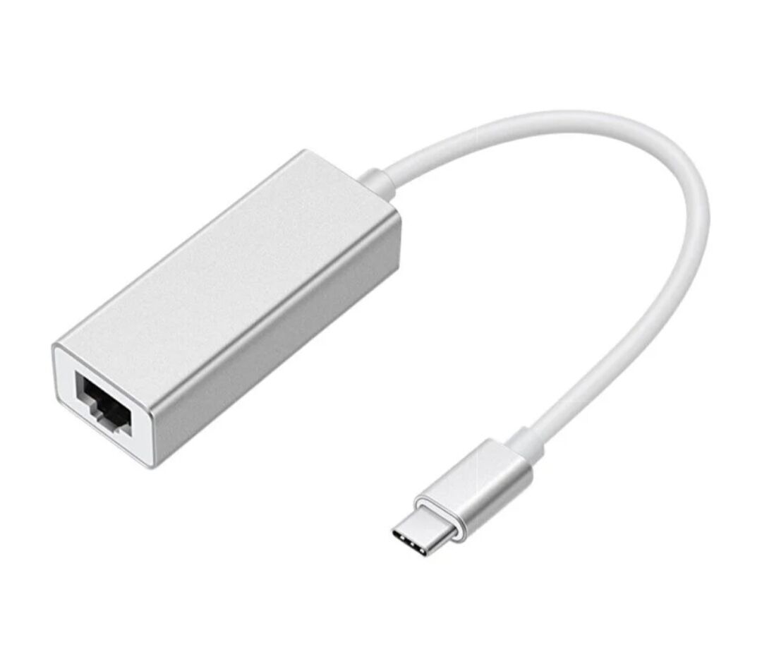 Piili Type-C Ethernet Dönüştürücü Adaptör - Beyaz