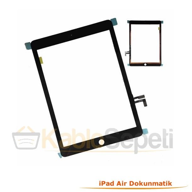 Apple ipad IPAD   ipad5   ipad air   model: A1474 - A1475  için   dokuntaik  ön cam / touch screen  sadece  parça bedeli  * montaj hariçtir  montaj için www.paykom.com