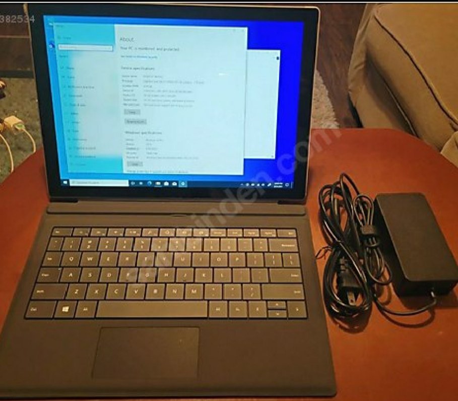 Microsoft Surface Pro 5 128 GB 13 saat pil Orjinal Klavye Şarj