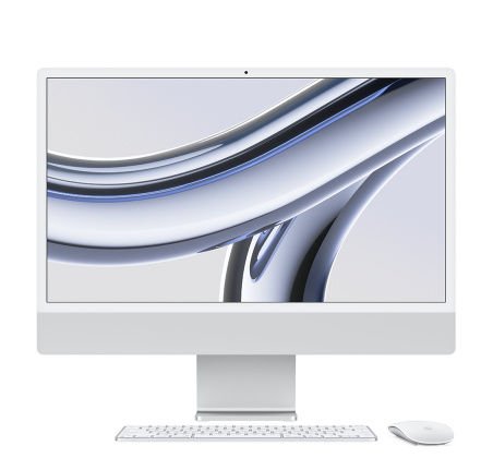 iMac 24 inc 4.5K M3 8CPU 8GPU 8GB 256GB Gümüş MQR93TU/A