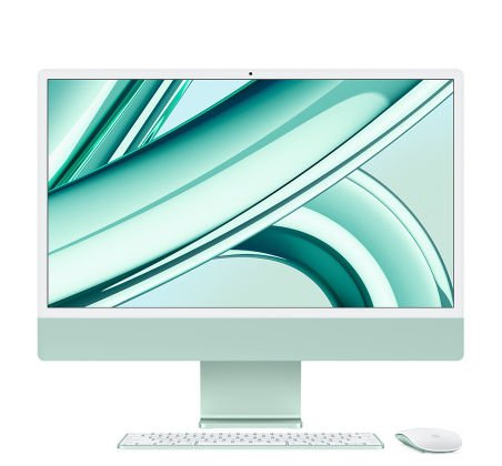 iMac 24 inc 4.5K M3 8CPU 10GPU 8GB 256GB Yeşil MQRN3TU/A