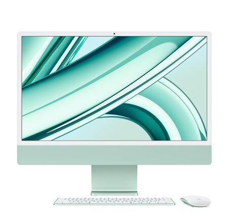 iMac 24 inc 4.5K M3 8CPU 10GPU 8GB 512GB Yeşil MQRP3TU/A