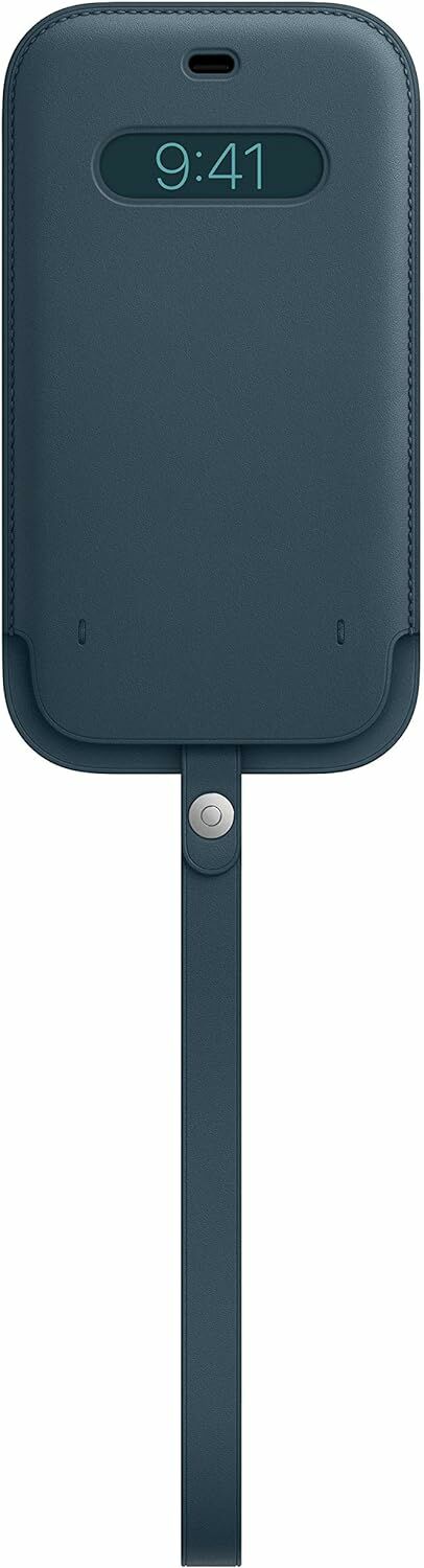 iPhone 12 Pro Max için MagSafe özellikli Deri Zarf Kılıf - Baltık Mavisi MHYH3ZM/A