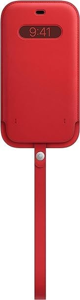 iPhone 12 mini için MagSafe özellikli Deri Zarf Kılıf - (PRODUCT) RED