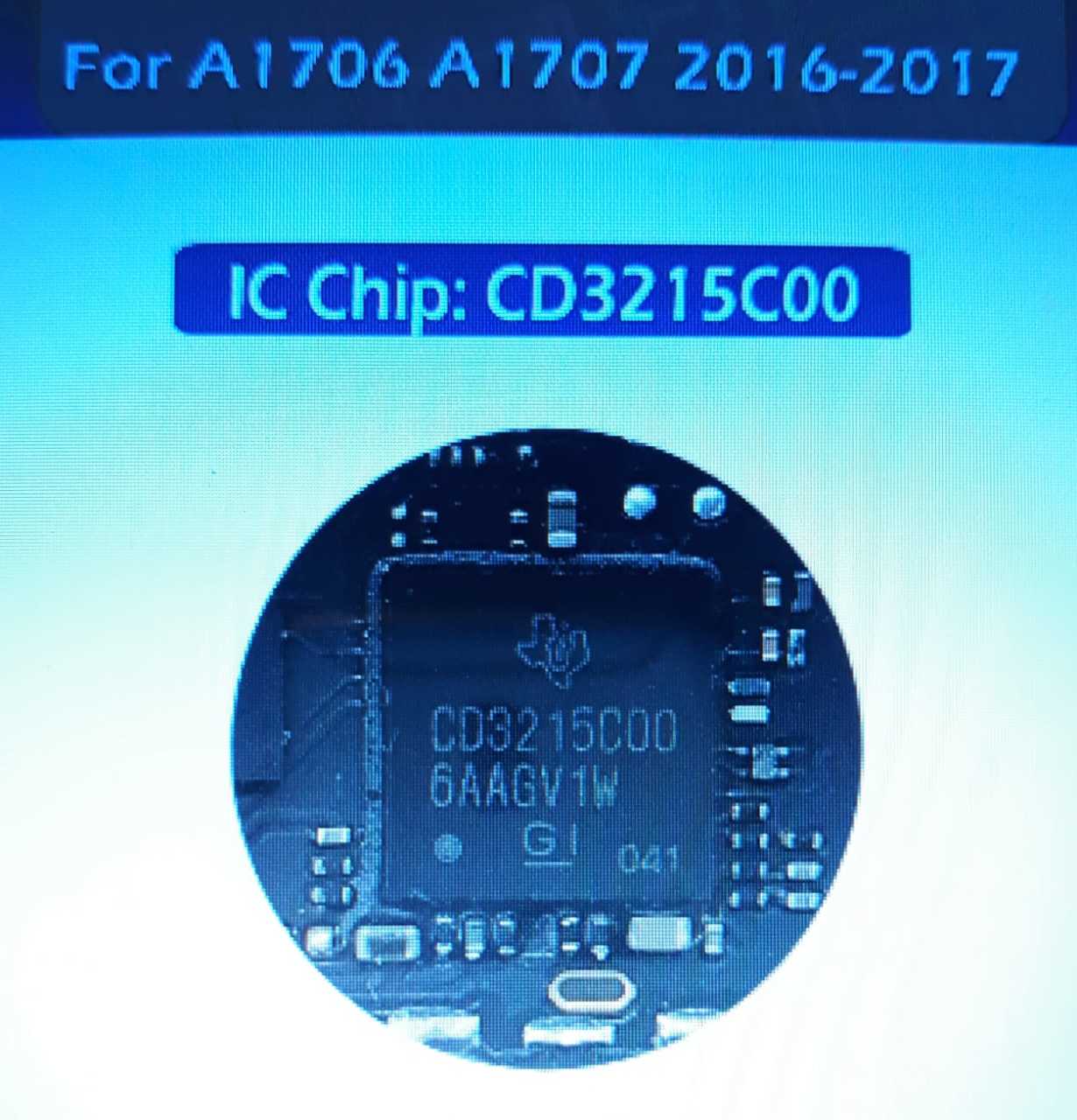 A1706 A1707 anakart IC çip CD3215C00 Macbook dokunmatik bar 13 ''15'' 2016 , 2017  yılları