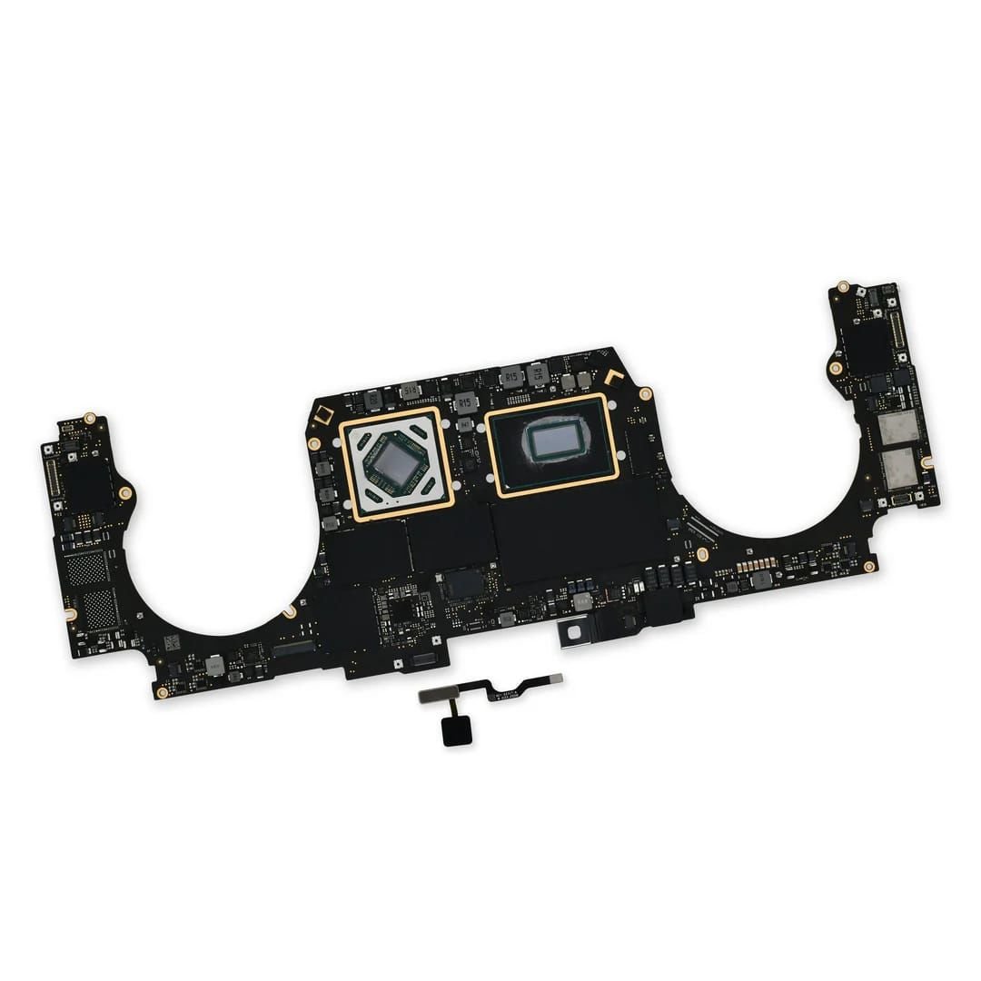 MacBook Pro 16'' (2019) 2.6 GHz Anakart, Radeon Pro 5300M, Eşleştirilmiş Dokunmatik Kimlik Sensörüyle