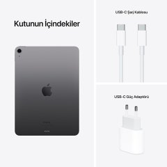 Apple iPad Air 5.nesil 10.9 inç Wi-Fi + Cellular 256GB Uzay Grisi MM713TU/A